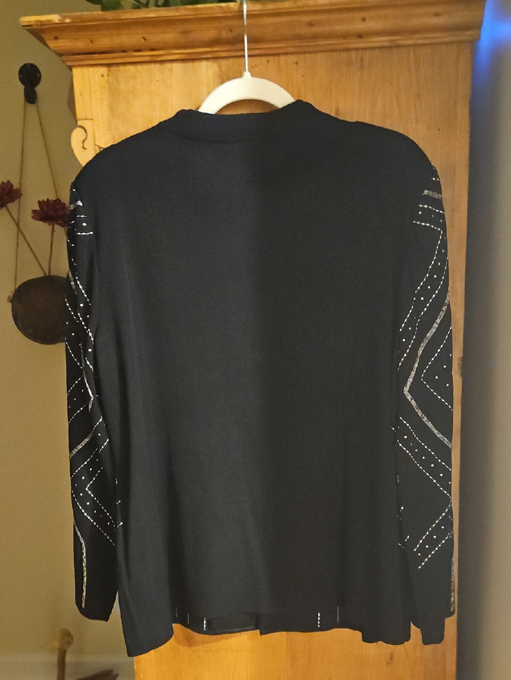 Nwt Ming Wang Black Ribbed Knit Top And Skirt - Picture 2 of 16
